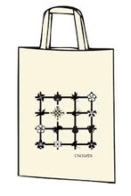 吉田昇吾（Dr）がイラストをデザインしたトートバッグ。