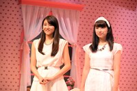 スマイレージ初期メンバー。左から和田彩花、福田花音。