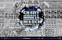 地下エリアで開催される「AZDEN Presents『DOMMUNE / SILENT MODULAR WARS!!』supported by PROMISE」のキービジュアル。