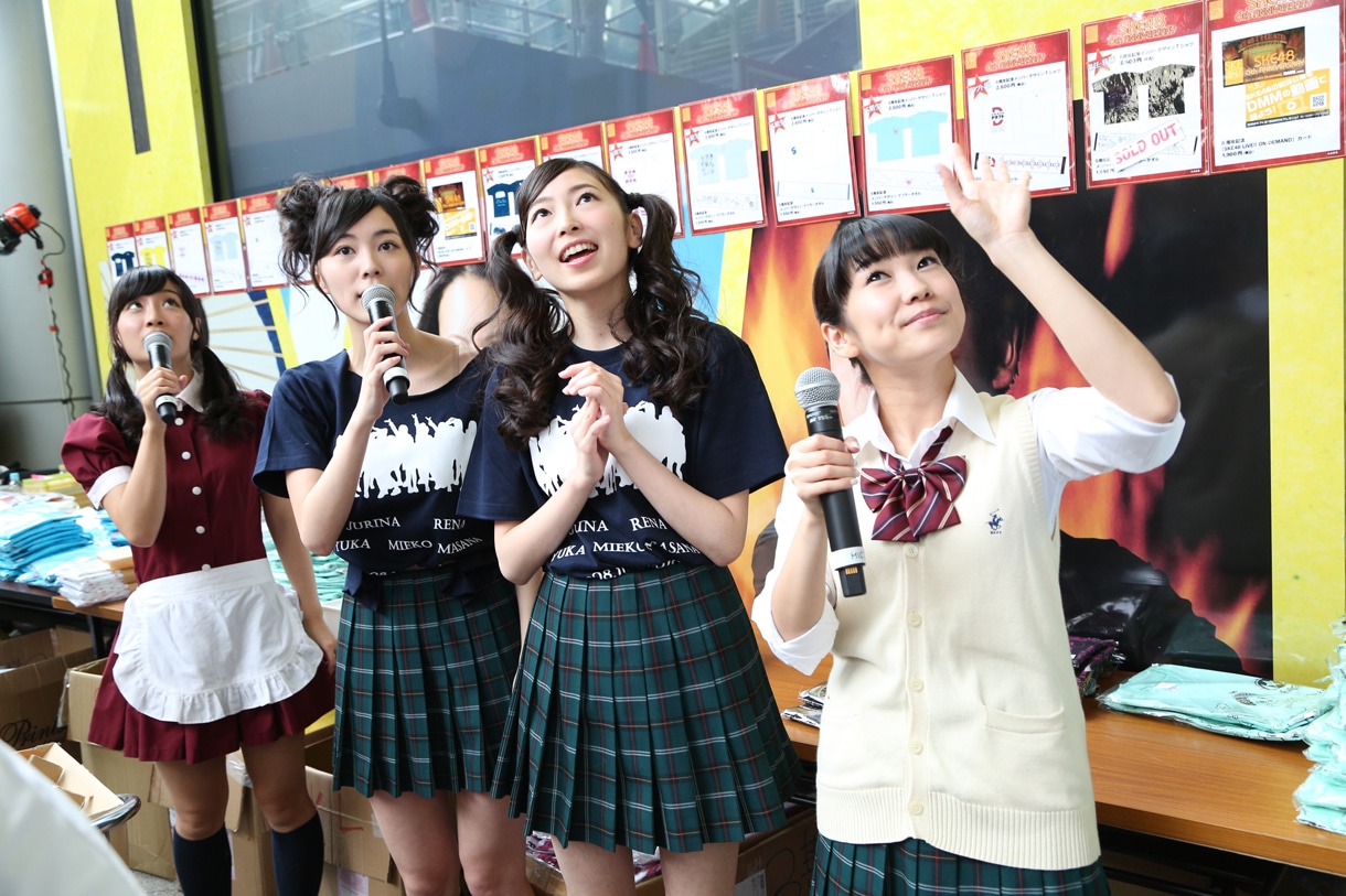 10月4日に行われたSKE48「前夜祭」の様子。 (c)AKS