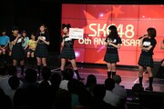 10月4日に行われたSKE48「前夜祭」の様子。 (c)AKS