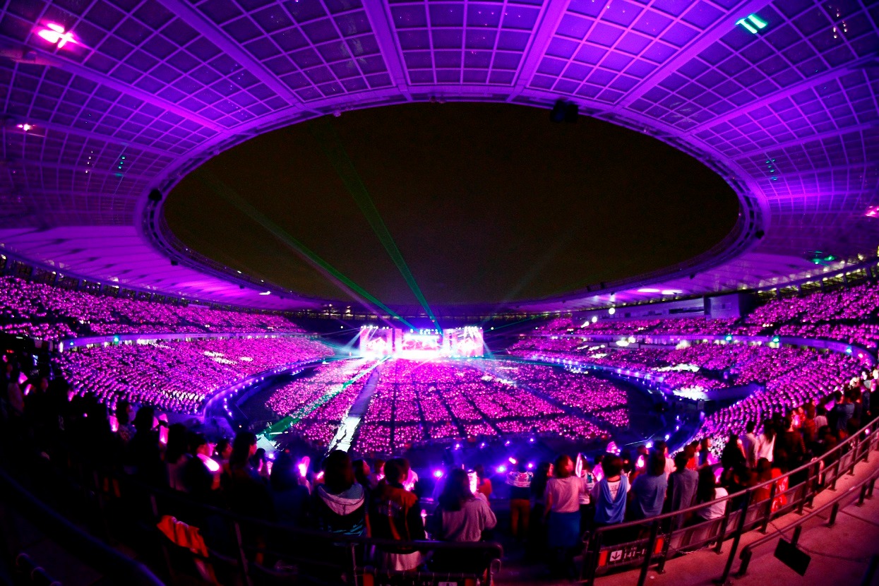 「SMTOWN LIVE WORLD TOUR IV in TOKYO」の様子。