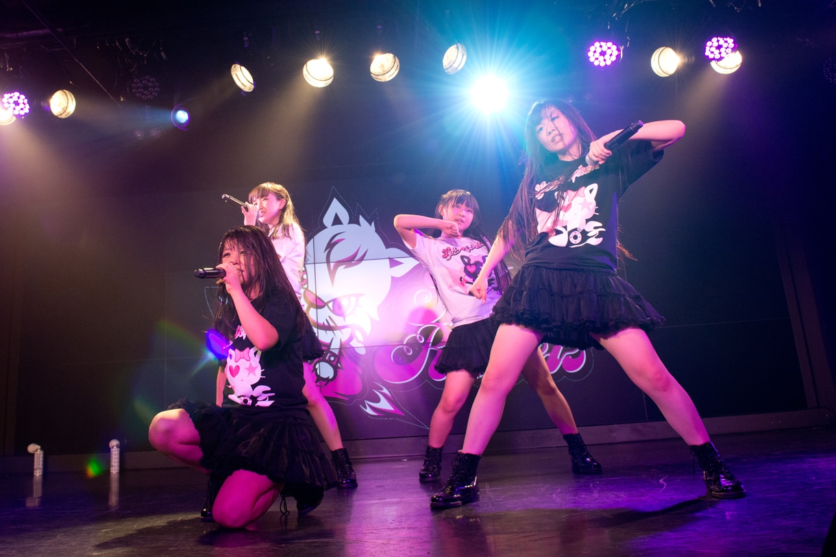 東京ロケッツお披露目公演の様子。