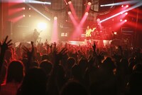 ライブ会場の様子。