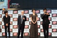 左から月川翔監督、ミッキー・カーチス、本仮屋ユイカ、K。
