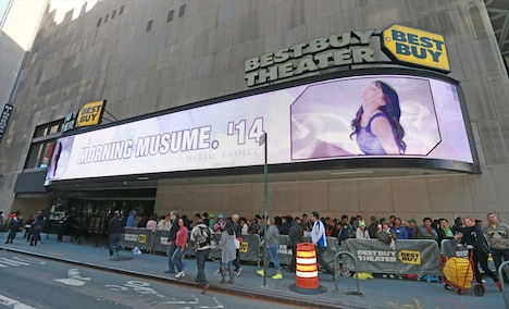 モーニング娘。'14「Morning Musume。'14 Live Concert in New York」会場周辺の様子。