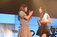 小西彩乃（左）と山邊未夢（右）。