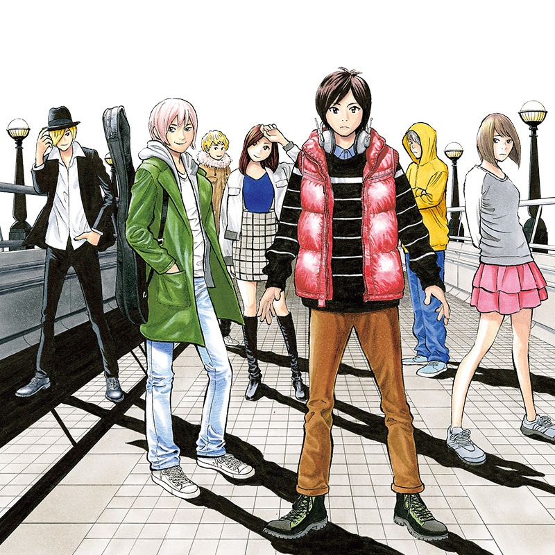 ハロルド作石がイラストを手がけた「Upload feat.Vocalist」ジャケット。