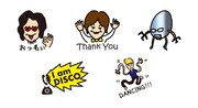 LINEでもDISCO!!!テレフォンズのスタンプ登場