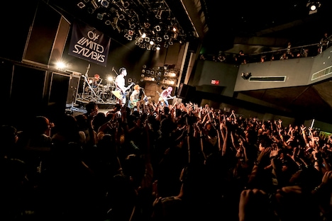 04 Limited Sazabys「YON Release Party」東京・TSUTAYA O-WEST公演の様子。（撮影：白石達也）
