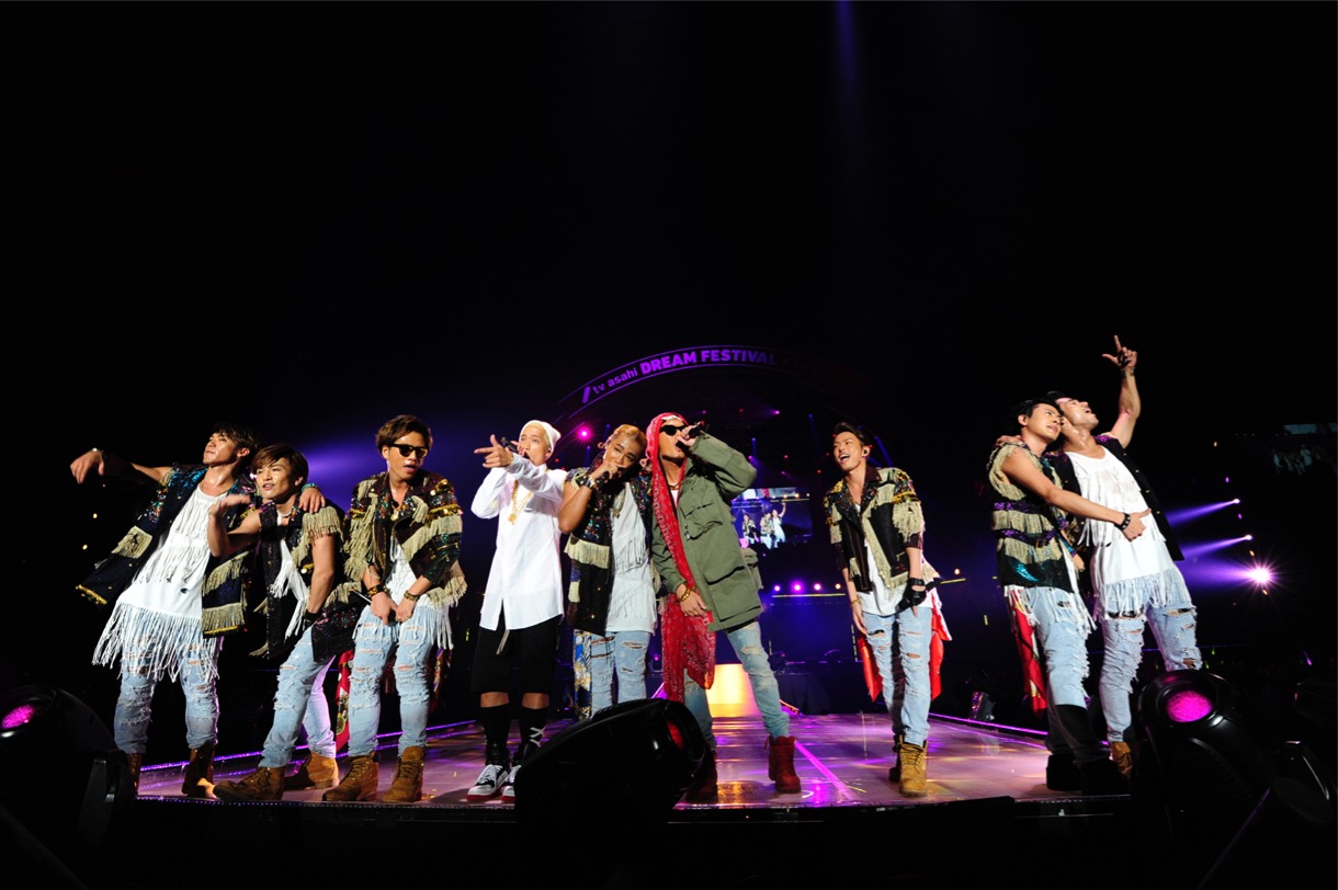 三代目 J Soul BrothersとEXILE SHOKICHI、SWAY。