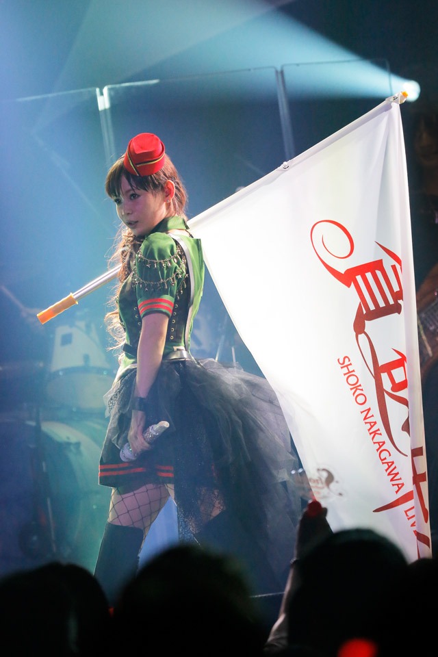 「中川翔子ライブツアー2014“貪欲革命”」Zepp DiverCity TOKYO 初日公演の様子。（撮影：上飯坂一）