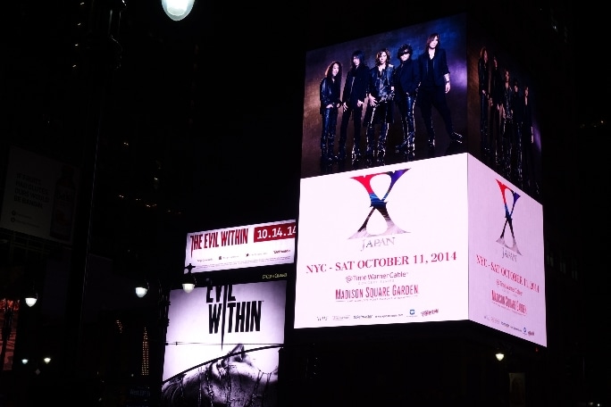「X JAPAN『Madison Square Garden』ライブ」の会場の様子。