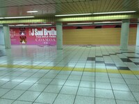 東京メトロ丸ノ内線新宿駅 メトロプロムナードの様子。