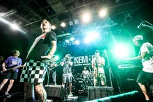 「KEMURI TOUR 2014-2015『RAMPANT』」福島・郡山HIP SHOT JAPAN公演の様子。（Photo by Wataru Umeda）