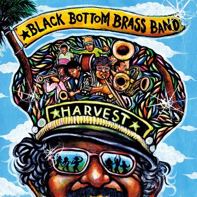 BLACK BOTTOM BRASS BAND「HARVEST」ジャケット
