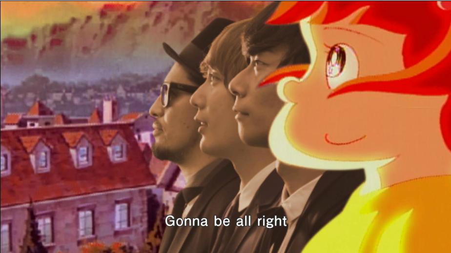The Shower Club「Are We Special?」ビデオクリップのワンシーン。