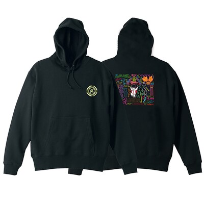 ナタリーストアではテンテンコ監修のオリジナルアイテムを販売中。写真は「ネオン街の『テンコちゃん』パーカー」。