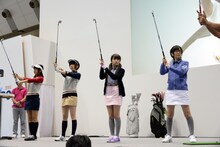 「アイラブル★ゴルフ with 乃木坂46」の様子。