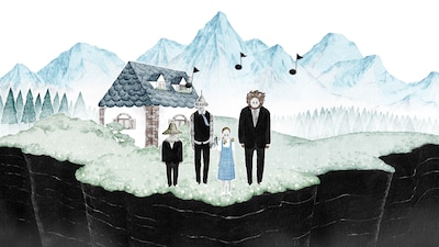 スペースシャワーTVの新ステーションID「KEEP CALM AND CARRY ON」のワンシーン。