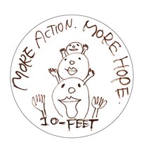 10-FEET缶バッジのデザイン。