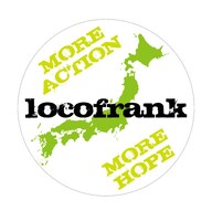 locofrank缶バッジのデザイン。
