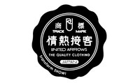 接客キャンペーン「UNITED 世界を変える ARROWS」のロゴマーク。
