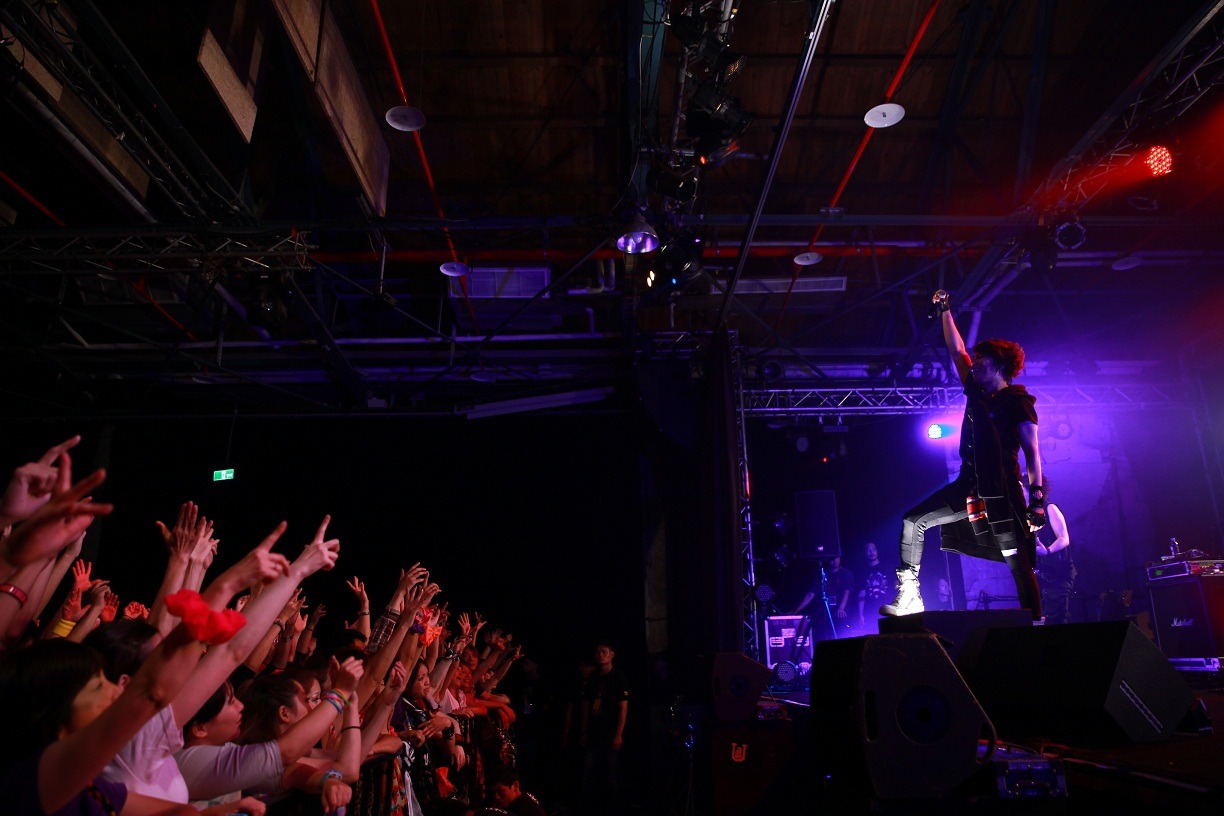 T.M.Revolution「T.M.R. LIVE REVOLUTION '14 in Taipei」の様子。
