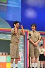 流れ星による漫才「献血」。