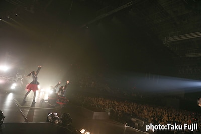BABYMETALのライブの様子。