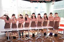 SWEETS PARADISEにて一日店長を務めたCheeky Parade。