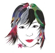 カロリン・ロバートが描いた宇多田ヒカルのイラスト。(c) Carolin Loebbert