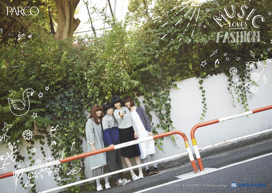 「MUSIC LOVES FASHION」FRED PERRY / bulle de savon ×Homecomings Ver. ポスターデザイン