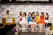 「P's LIVE!02 ～LOVE&P's」開催記念記者会見の様子。