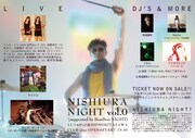 「NISHIURA NIGHT vol.0」フライヤー