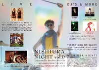 「NISHIURA NIGHT vol.0」フライヤー