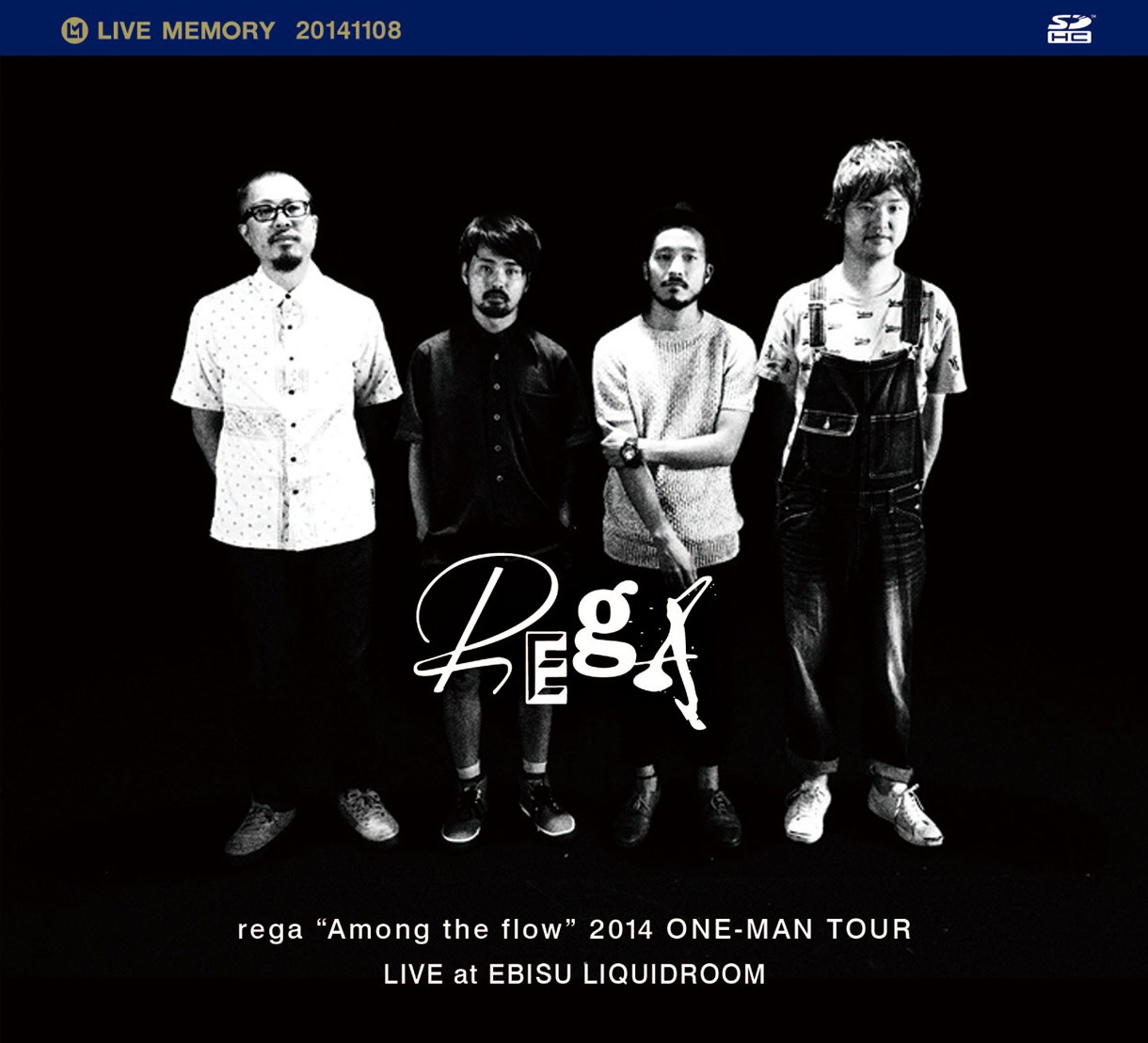 rega「"Among the flow" 2014 ONE-MAN TOUR LIVE at EBISU LIQUIDROOM」ジャケット