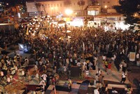 過去に開催された「フェスティバルFUKUSHIMA!@池袋西口公園」の模様。（撮影：菊地良助）