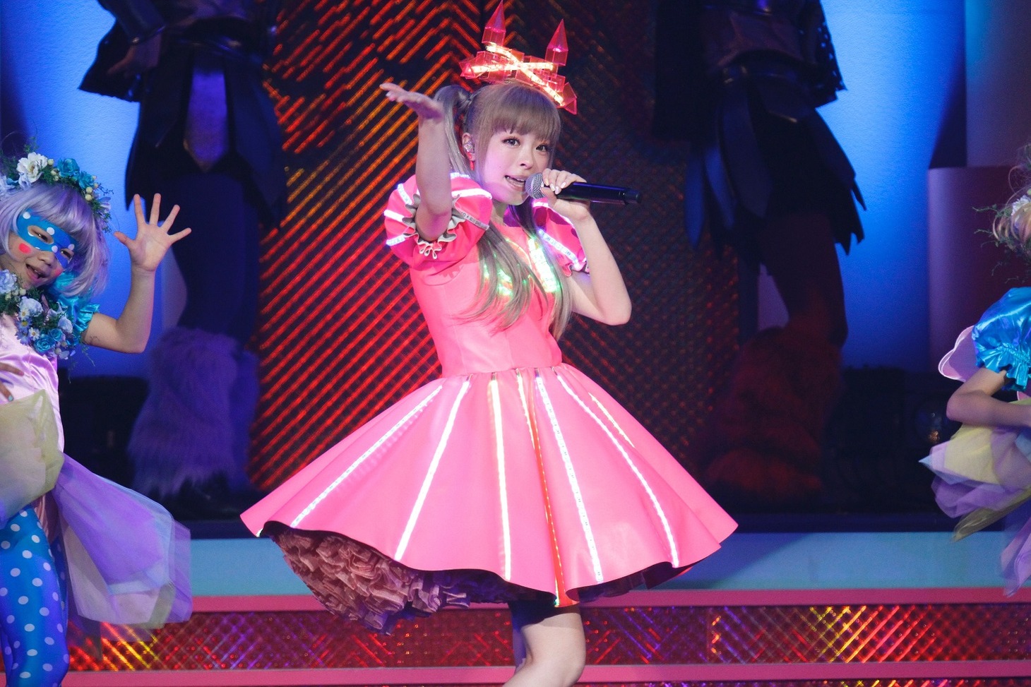 「きゃりーぱみゅぱみゅのマジカルワンダーキャッスル」でのきゃりーぱみゅぱみゅ。