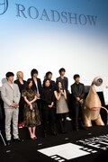 映画「寄生獣」ワールドプレミア舞台挨拶の様子。