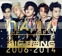 BIGBANG「THE BEST OF BIGBANG 2006-2014」CD盤ジャケット