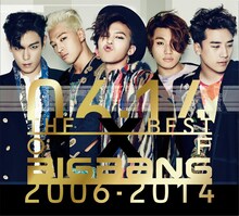 BIGBANG「THE BEST OF BIGBANG 2006-2014」CD盤ジャケット