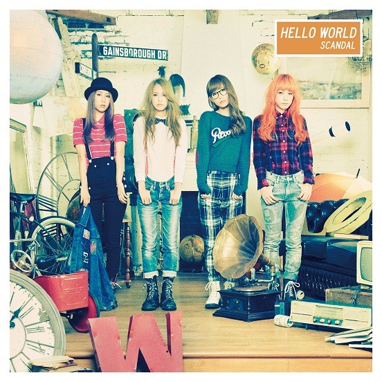 SCANDAL「HELLO WORLD」アナログ盤ジャケット