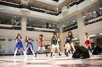 モーニング娘。'14によるライブの様子。