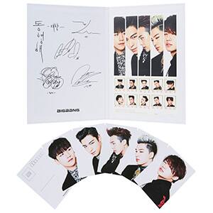 BIGBANG サイン ポストカードセット 切手 韓国 G-DRAGON TOP Yahoo 