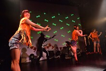 Negicco「Road of Negiiiiii ～Negicco One Man Show～ 2014 Autumn -Day One- ～Halloween～」の様子。