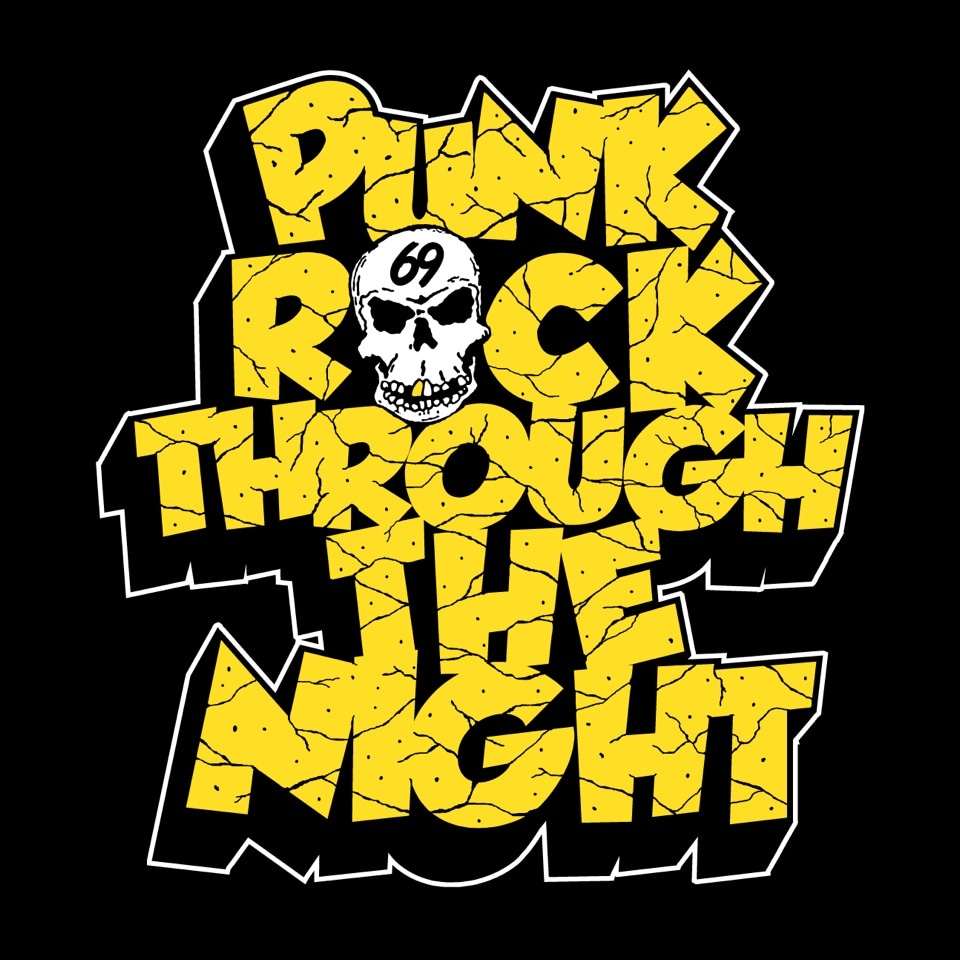 「PUNK ROCK THROUGH THE NIGHT」ロゴ