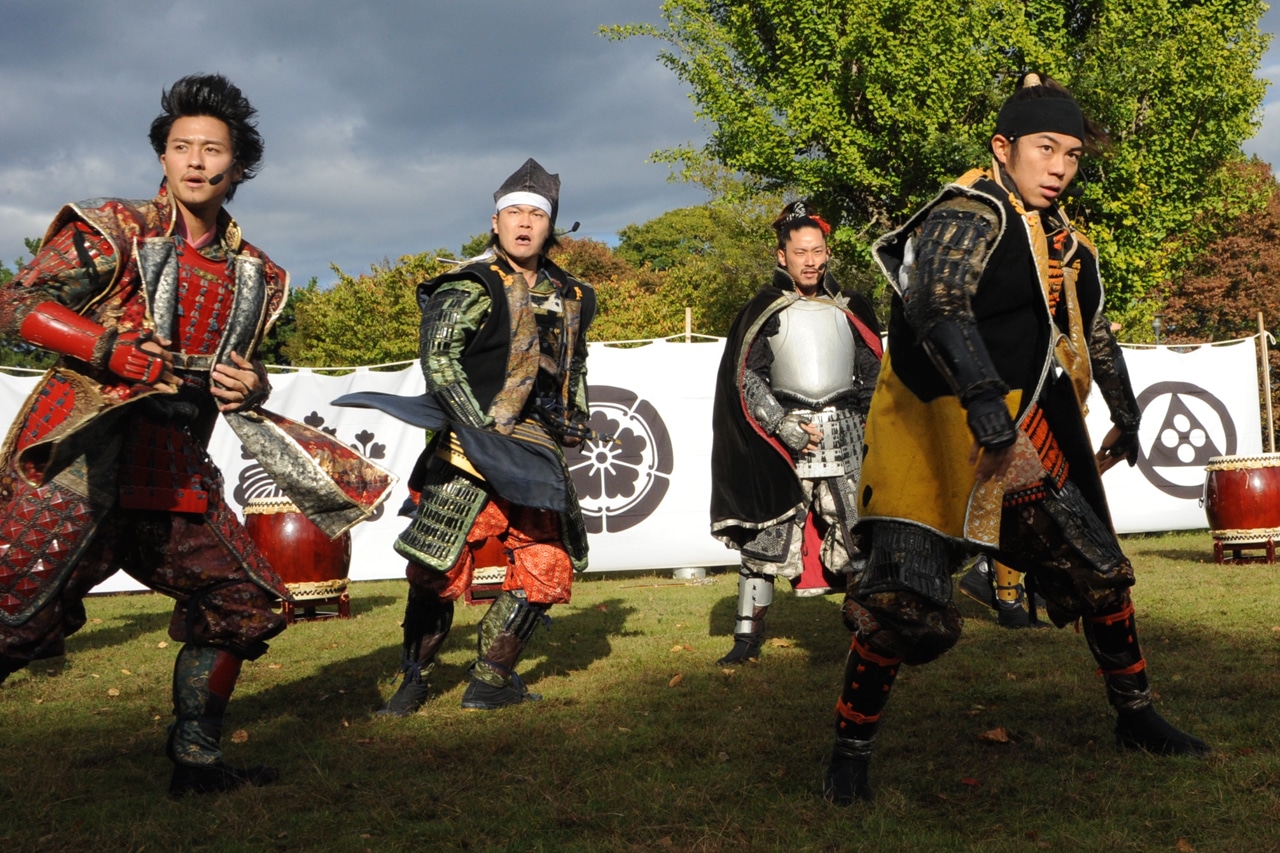 「名古屋おもてなし武将隊5周年祭」の様子。