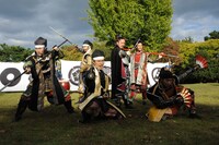 「名古屋おもてなし武将隊5周年祭」の様子。