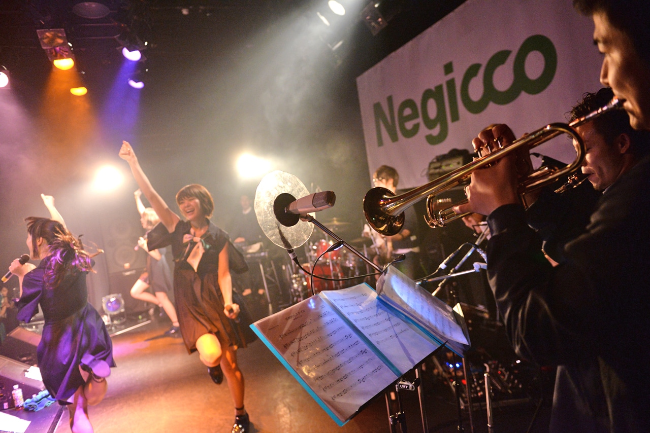「Road of Negiiiiii ～Negicco One Man Show～ 2014 Autumn -Day Two- ～Band Set～」の様子。